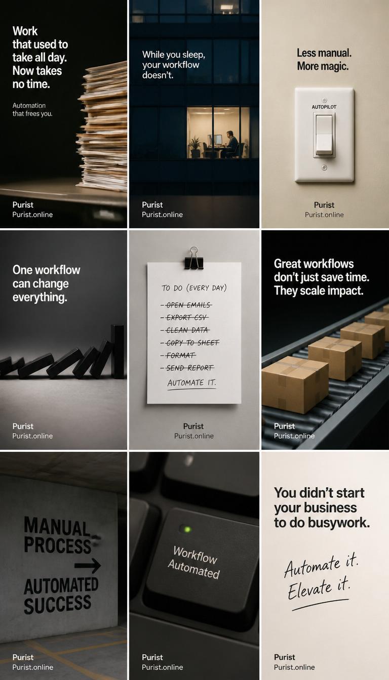 AI automation replaces busywork not jobs, Purist n8n workflows free your team to do meaningful work