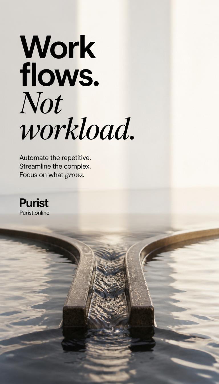Systems do not sleep neither do results, Purist 24/7 automation keeps workflows on for your business always