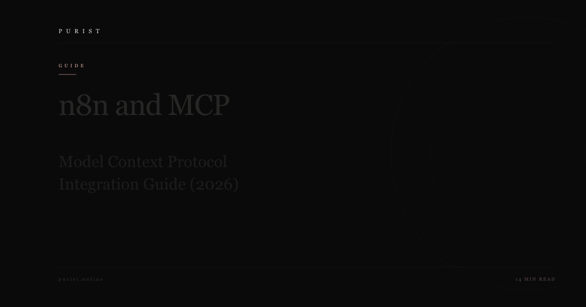 n8n and MCP: The Complete Guide to Model Context Protocol Integration (2026)